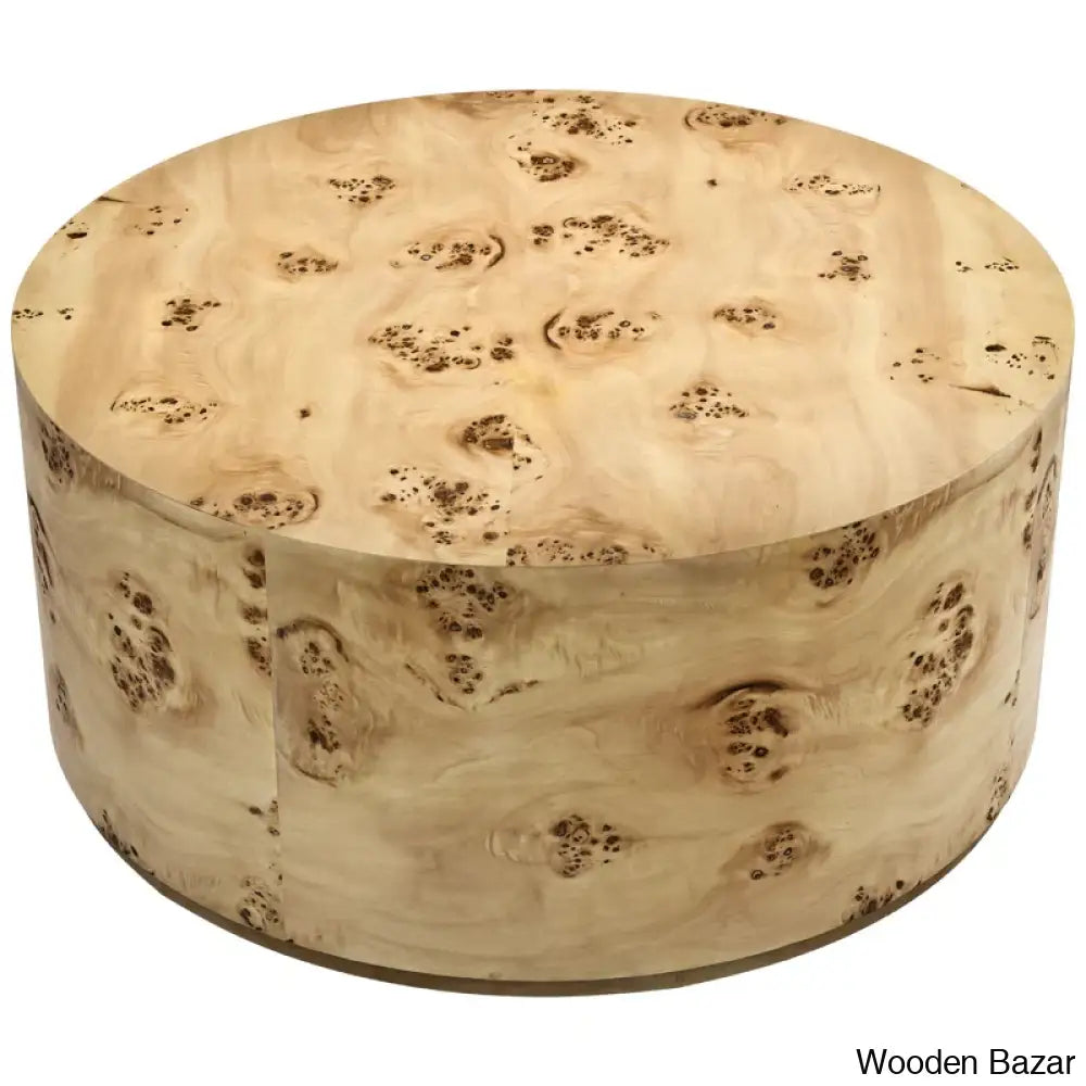 Skipper Burl Wood Coffee Table And Center Table