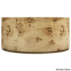 Skipper Burl Wood Coffee Table And Center Table