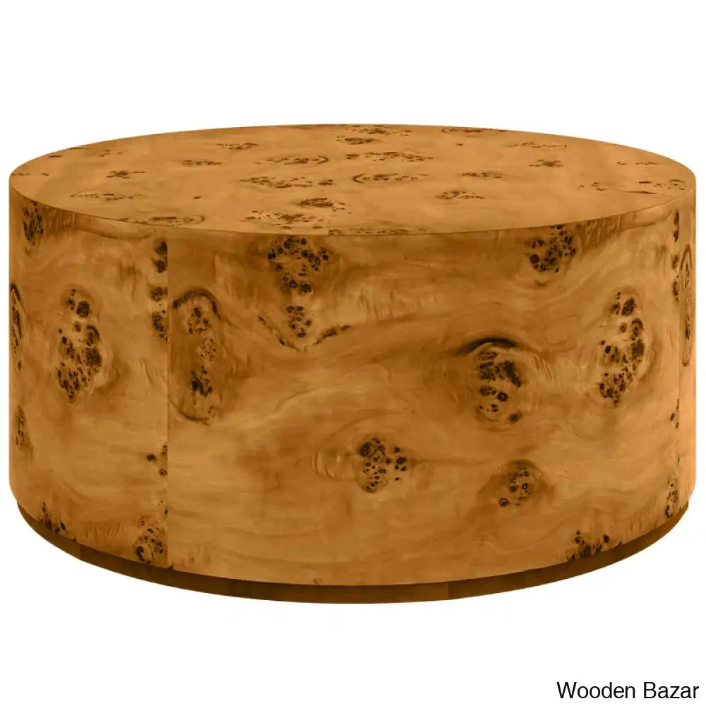 Skipper Burl Wood Coffee Table And Center Table