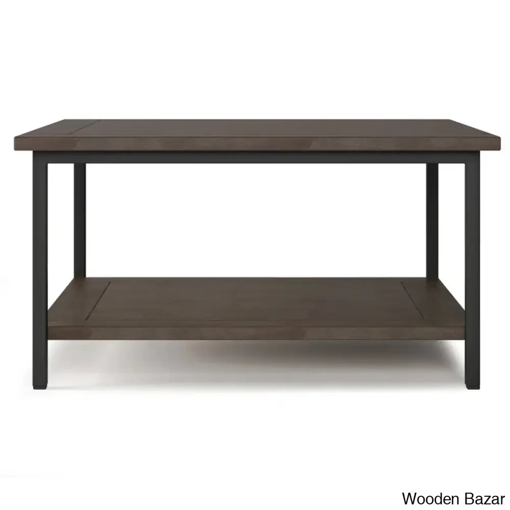 Skylern Solid Wood Top Coffee And Center Table