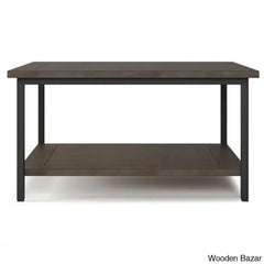 Skylern Solid Wood Top Coffee And Center Table