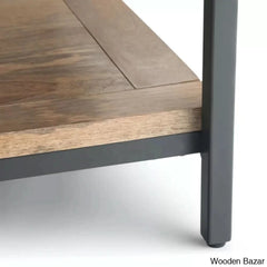 Skylern Solid Wood Top Coffee And Center Table