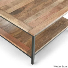 Skylern Solid Wood Top Coffee And Center Table
