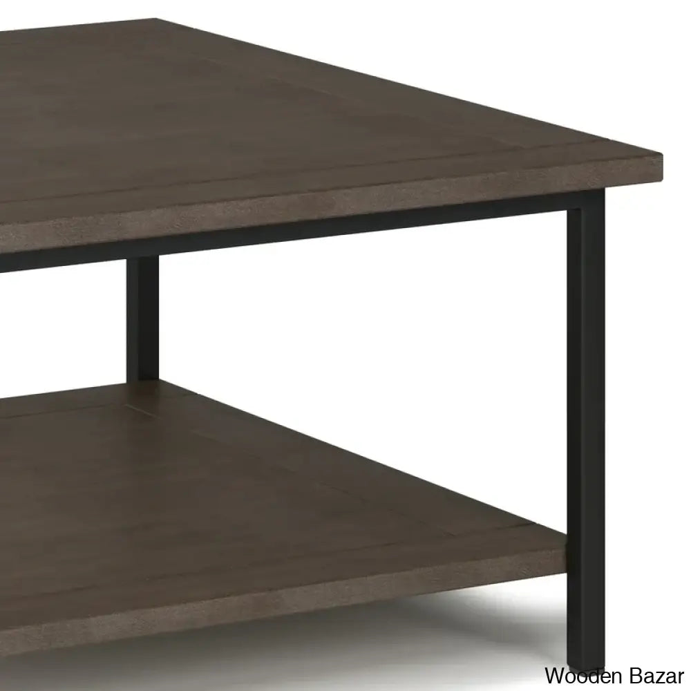 Skylern Solid Wood Top Coffee And Center Table