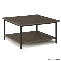 Skylern Solid Wood Top Coffee And Center Table