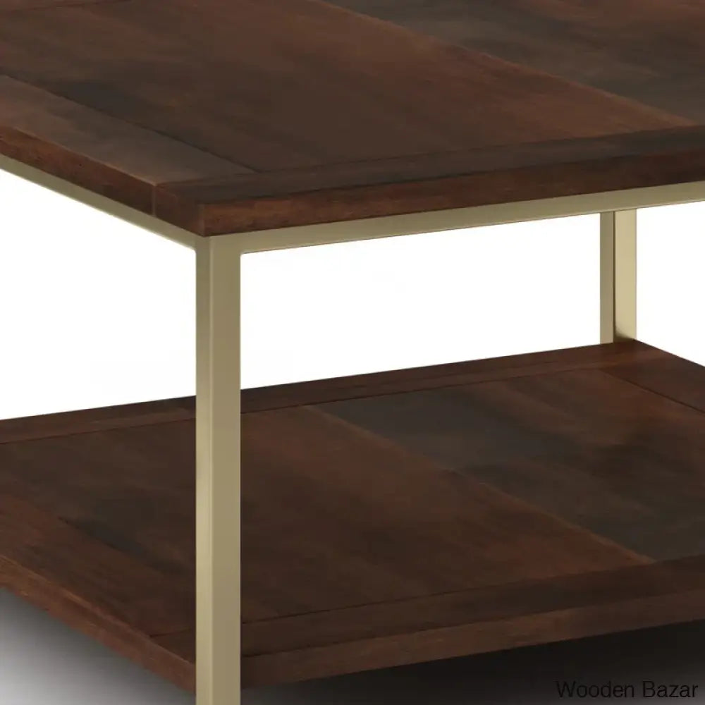 Skylern Solid Wood Top Coffee And Center Table