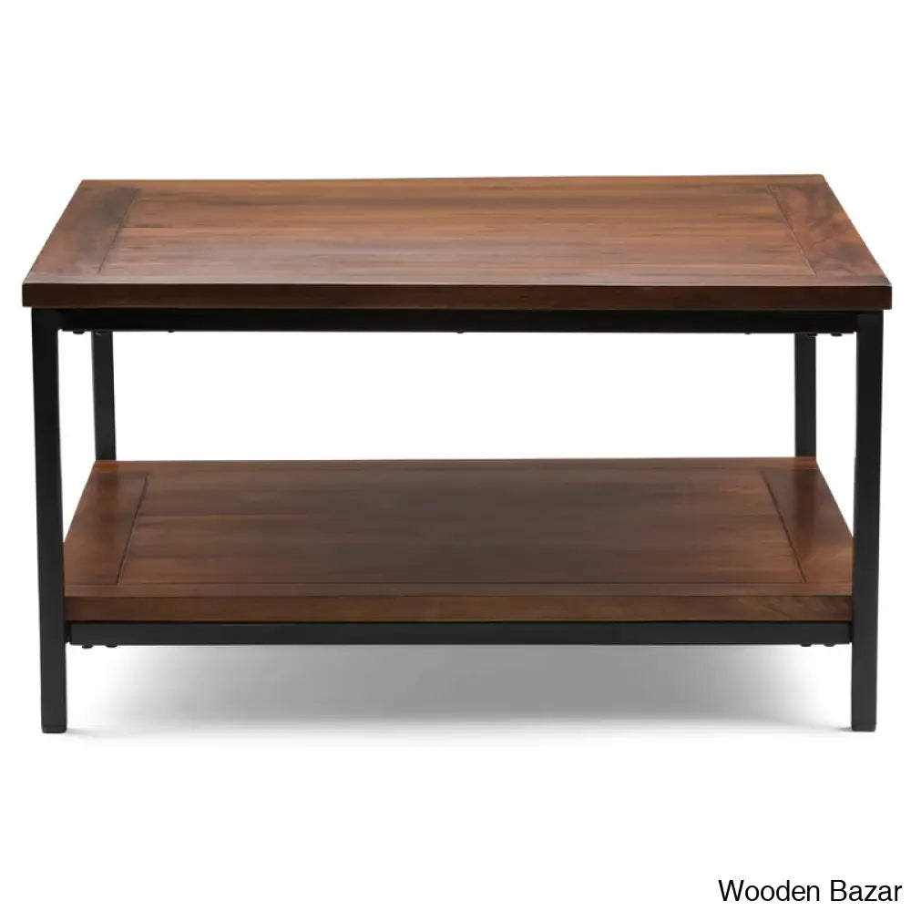 Skylern Solid Wood Top Coffee And Center Table