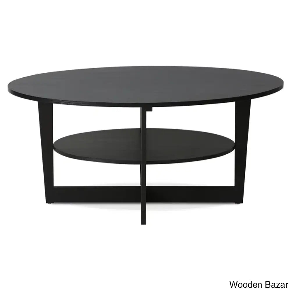 Sledn Oval Coffee And Center Table With Storage