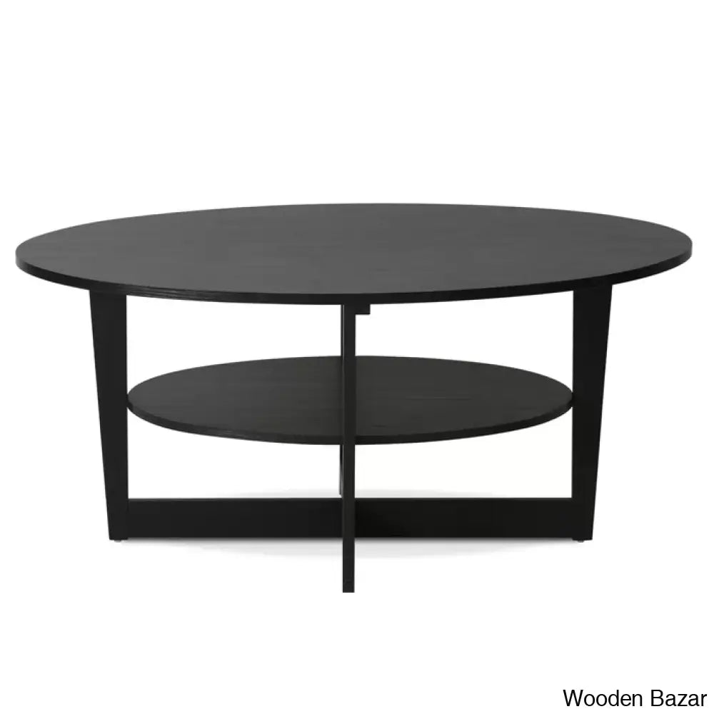 Sledn Oval Coffee And Center Table With Storage