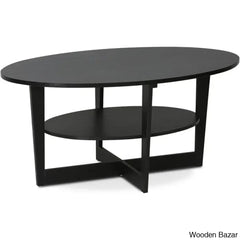 Sledn Oval Coffee And Center Table With Storage