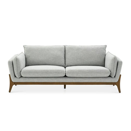 Nattalie Solid Wood Sofa with Arm and Backrest - Wooden bazar