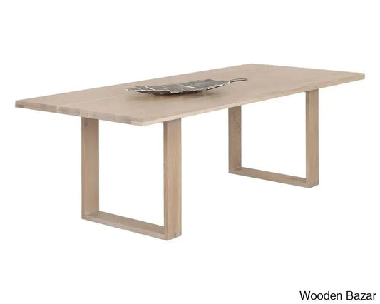 Solid Wood Dining Table With Ultimate Comfort - Wooden Bazar