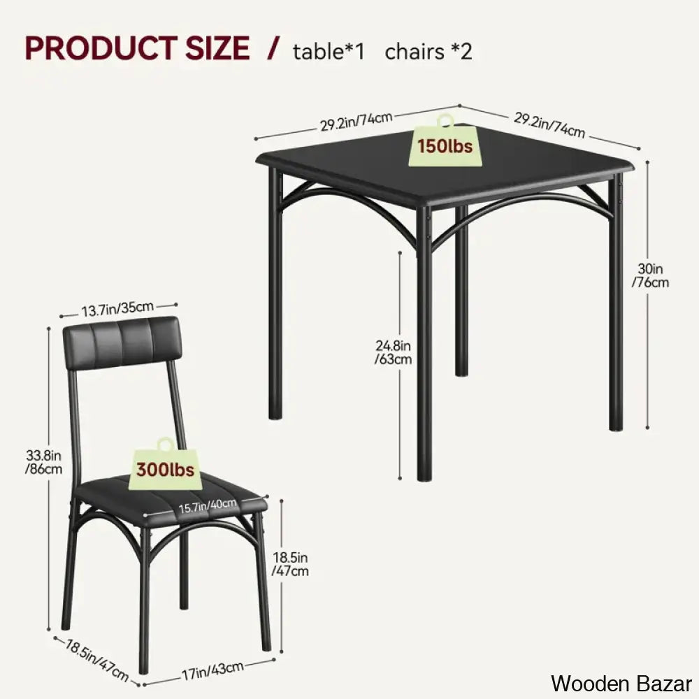 Sorrow New 2 Seater Dining Table Set For Modern Living