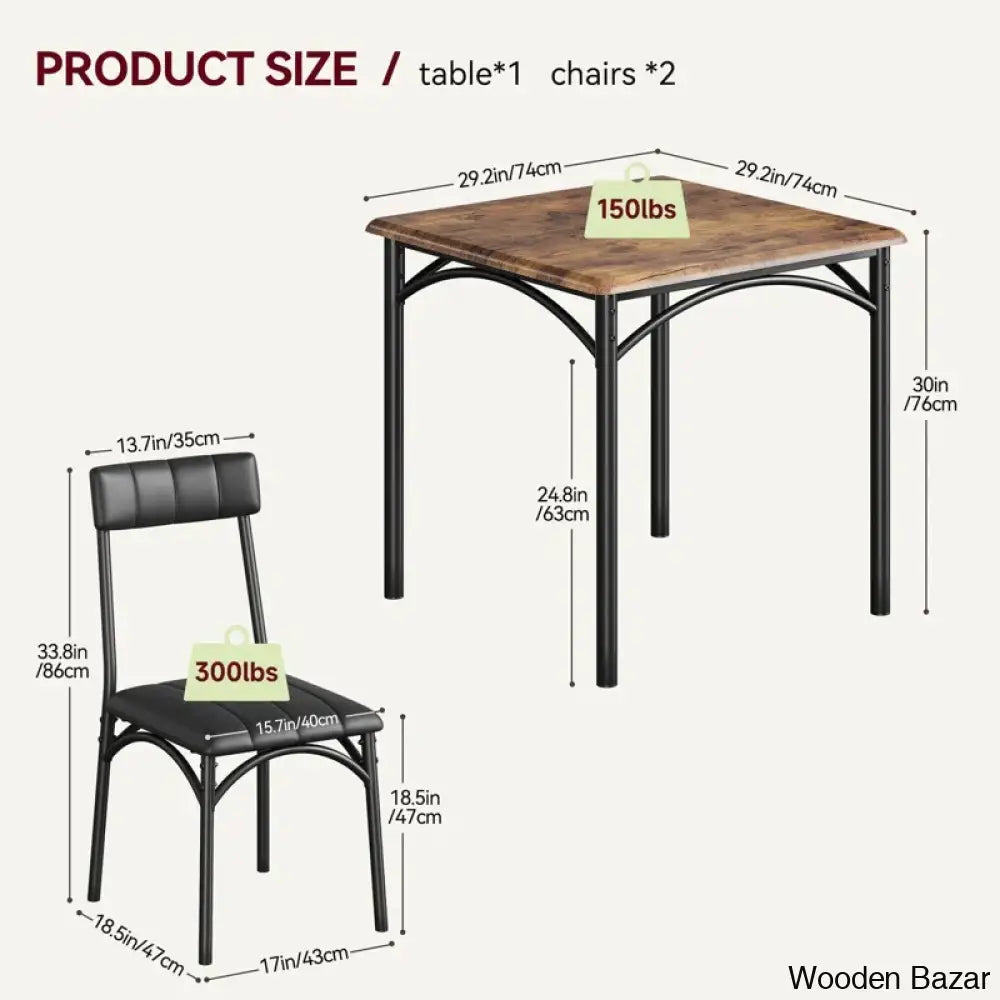 Sorrow New 2 Seater Dining Table Set For Modern Living