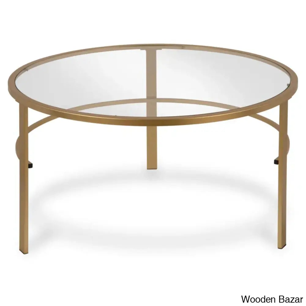 Spilsbyc Glass Top Nesting Coffee And Center Table