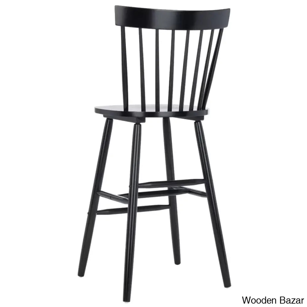 Staceey Swivel Solid Wood Counter And Bar Stool (Set Of 2)