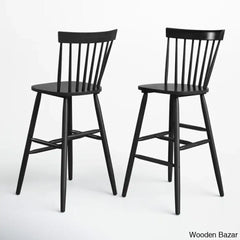 Staceey Swivel Solid Wood Counter And Bar Stool (Set Of 2)