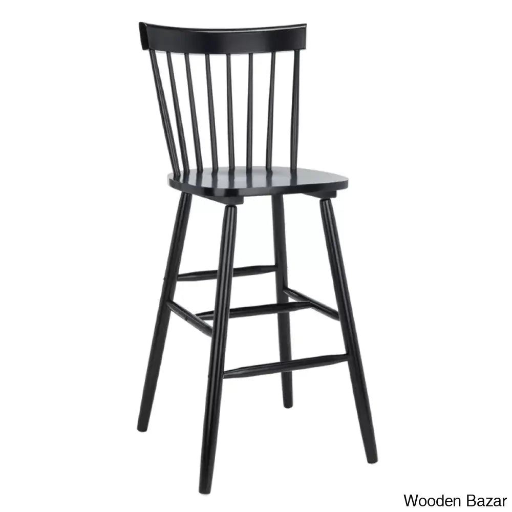 Staceey Swivel Solid Wood Counter And Bar Stool (Set Of 2)