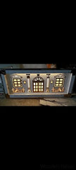 Stainless Steel Wedding Golden Buffet Counter - Wooden Bazar