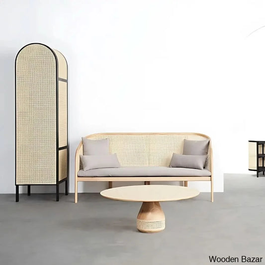 Stella Innovative Rattan Solid Wood Cane Sofa With Perfect Fusion Of Modern Design