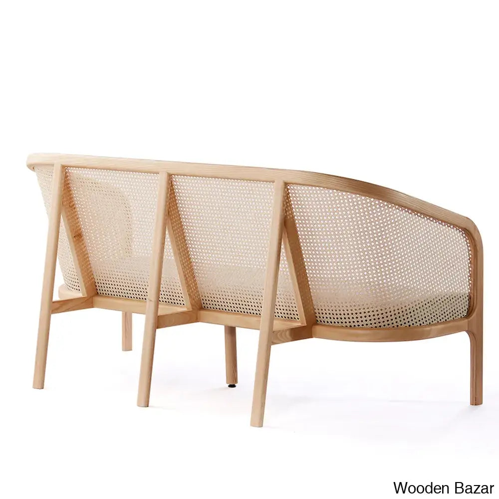 Stella Innovative Rattan Solid Wood Cane Sofa With Perfect Fusion Of Modern Design