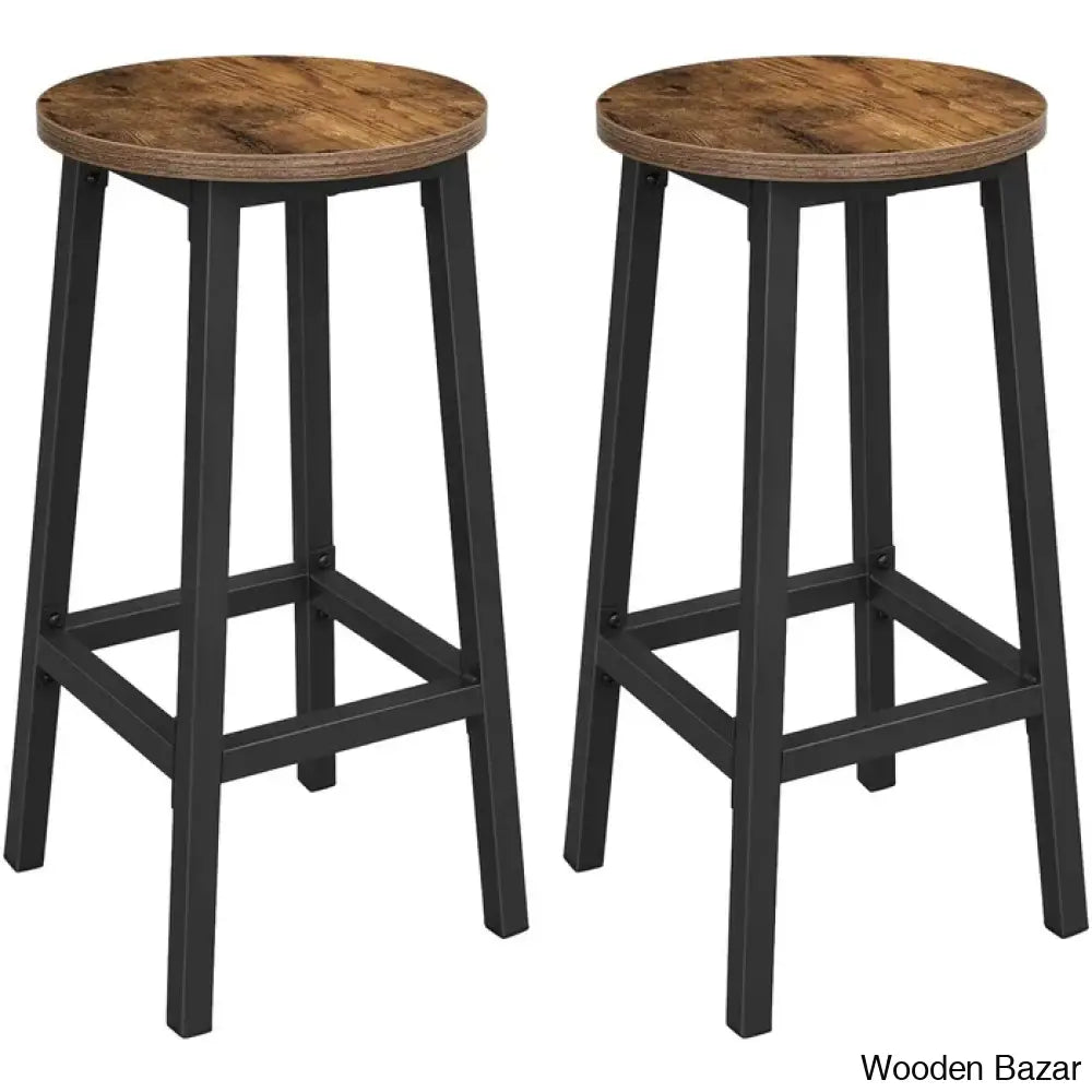 Stephengouldo Swivel 25.6’’ Counter And Bar Stool (Set Of 2)