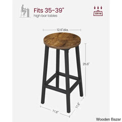 Stephengouldo Swivel 25.6’’ Counter And Bar Stool (Set Of 2)