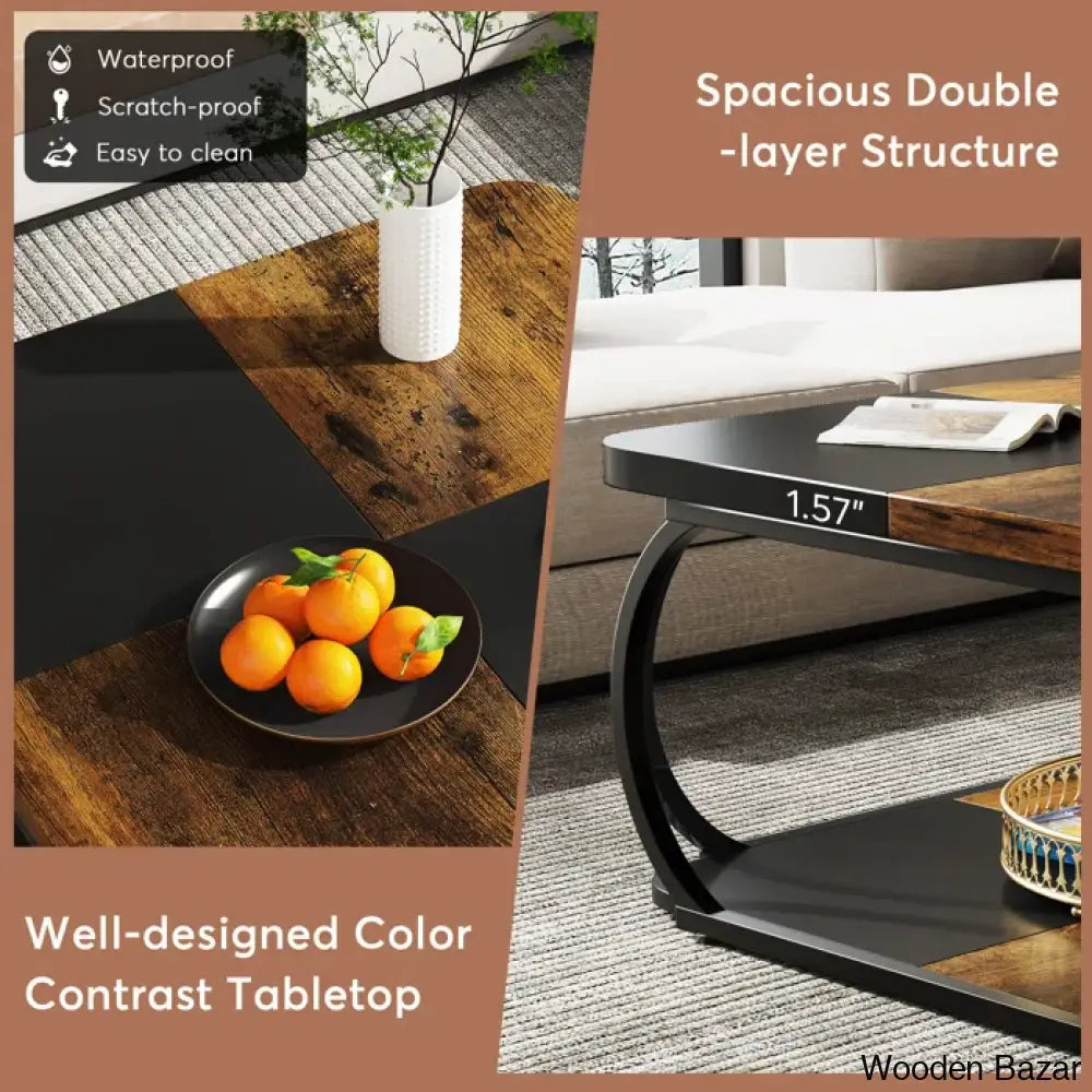 Stitc Coffee And Center Table