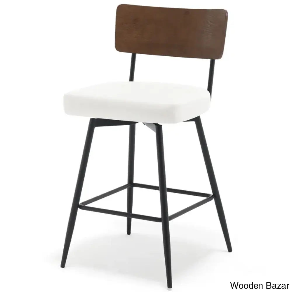 Storc Swivel Upholstered Counter & Bar Stool (Set Of 3)