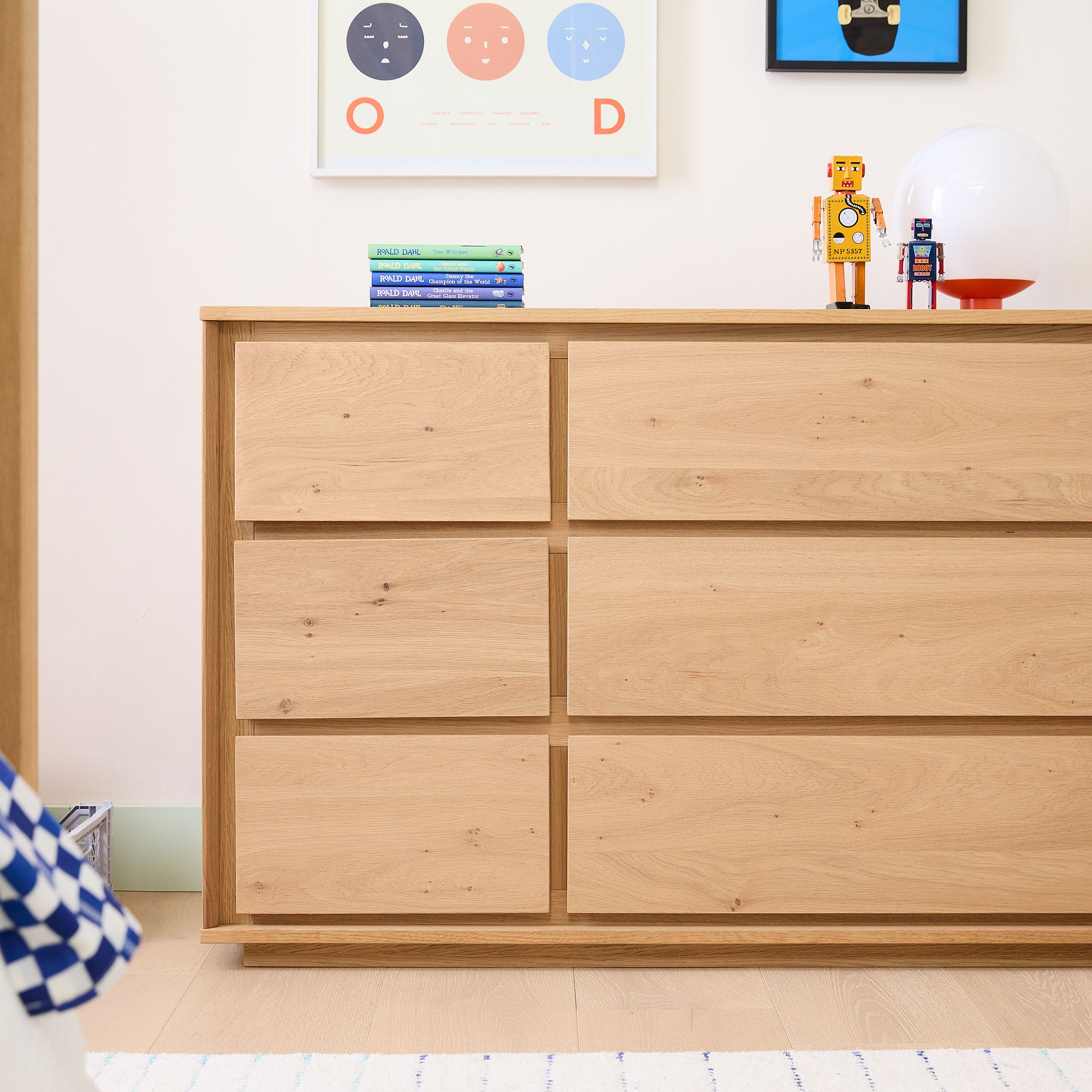 Iazter Story 6-Drawer Dresser - Wooden Bazar