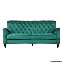 Sullivan Modern 3 Seater Sofa In Chesterfield Style - Wooden Bazar
