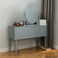 Dressing Table With Mirror & Stool -2