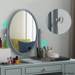 Dressing Table With Mirror & Stool -3