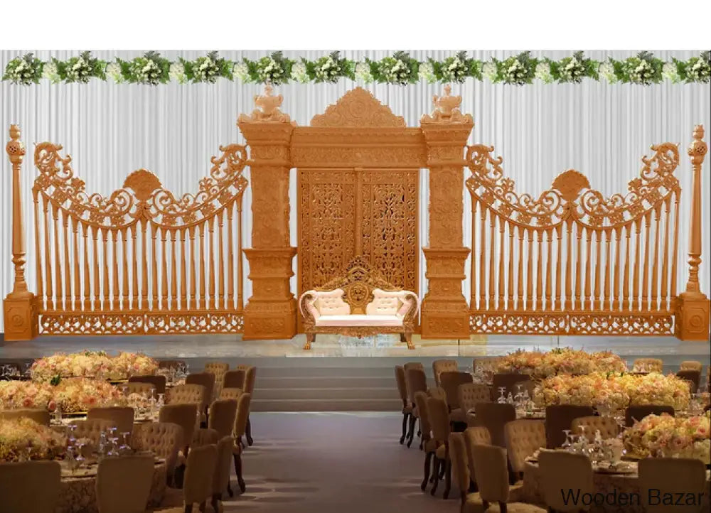 Sunaina Enchanting Fiberglass Wedding Backdrops - Woodenn Bazar