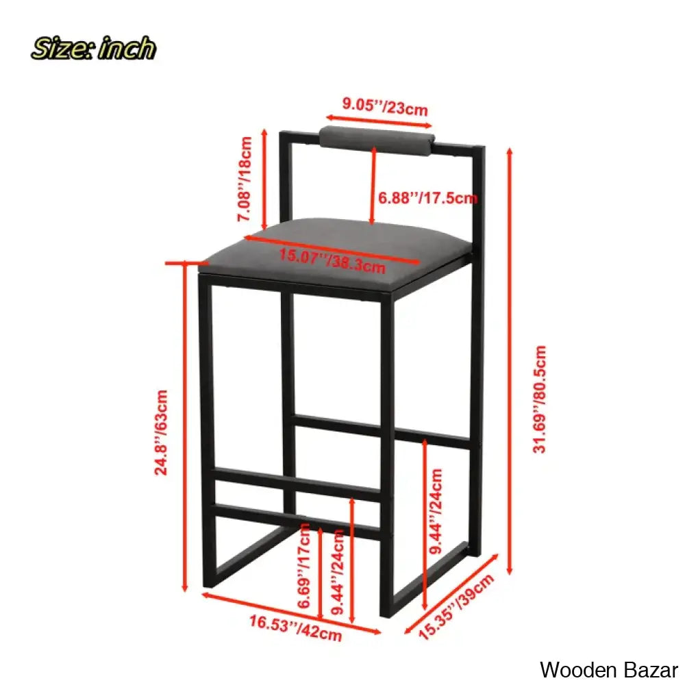 Takehikos Swivel 24.8’’ Pu Leather Counter And Bar Stool Set (Set Of 2)