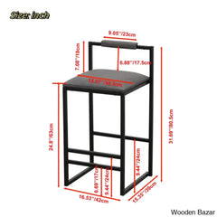 Takehikos Swivel 24.8’’ Pu Leather Counter And Bar Stool Set (Set Of 2)