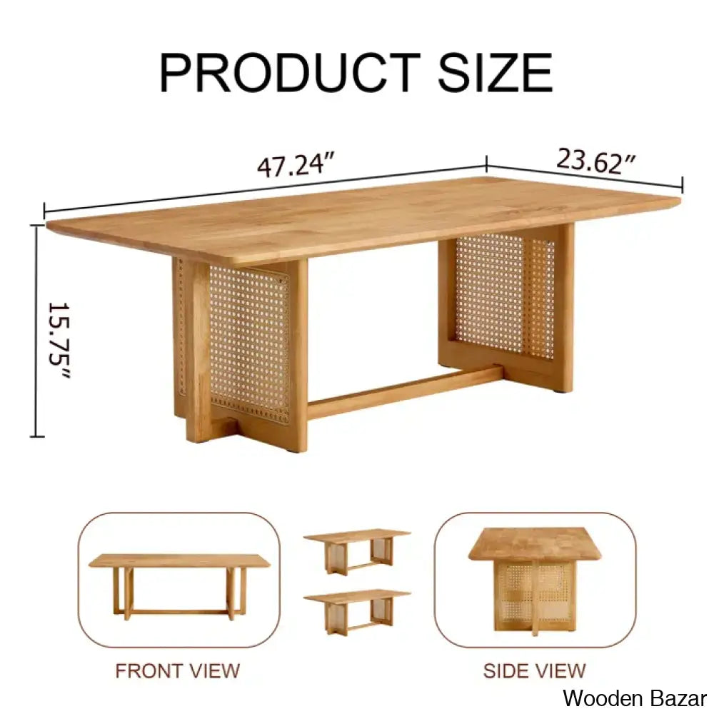 Tariffville 47’’ L X 23.62’’ W Rectangle Coffee And Center Table