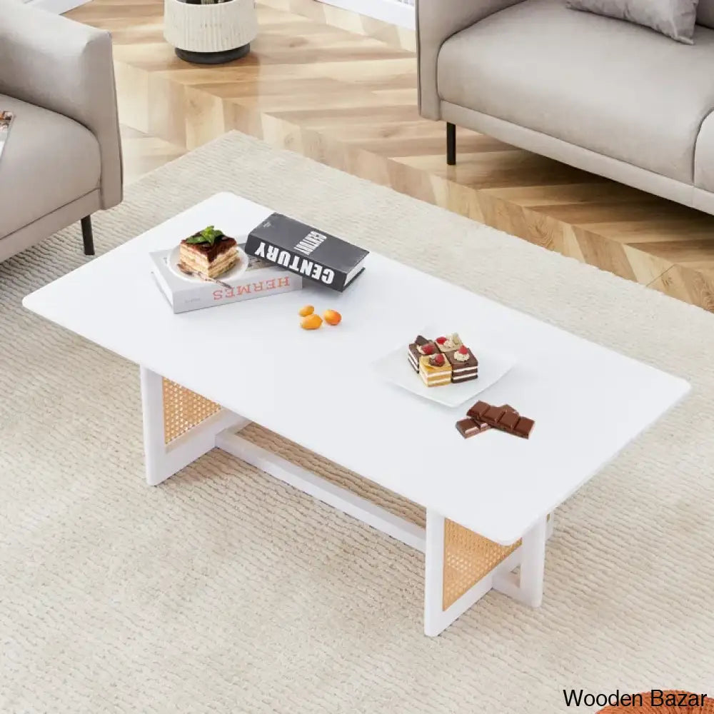 Tariffville 47’’ L X 23.62’’ W Rectangle Coffee And Center Table