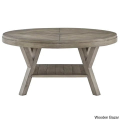 Tennu Solid Wood Top Coffee And Center Table