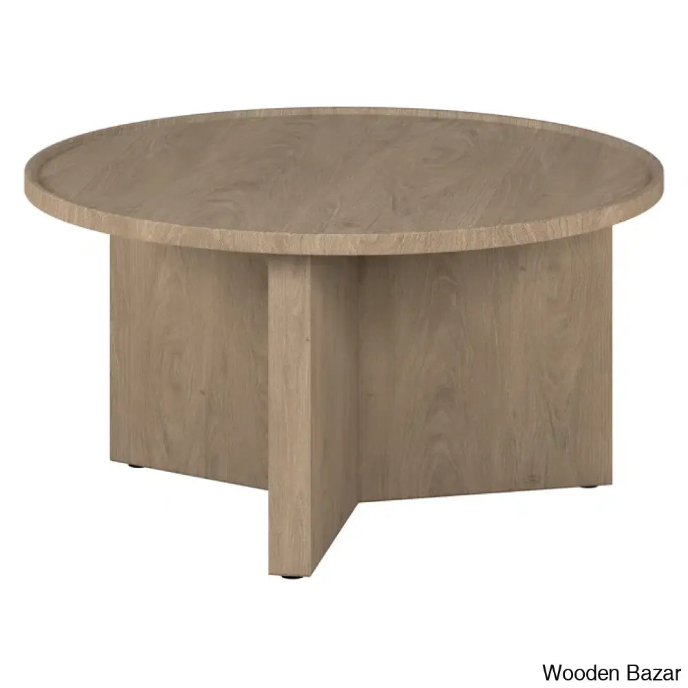 Teppern Coffee And Center Table Antiqued Gray Oak