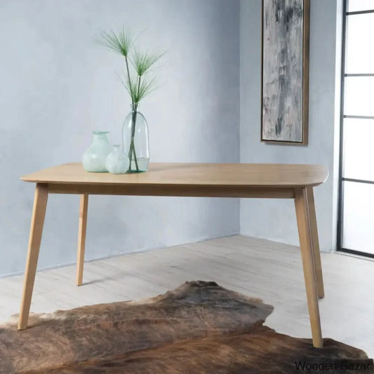 Terre Modern Solid Wood Dining Table With Sleek Design