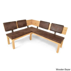 Terry New 6 Sitting Solid Wood Dining Table Set - Wooden Bazar