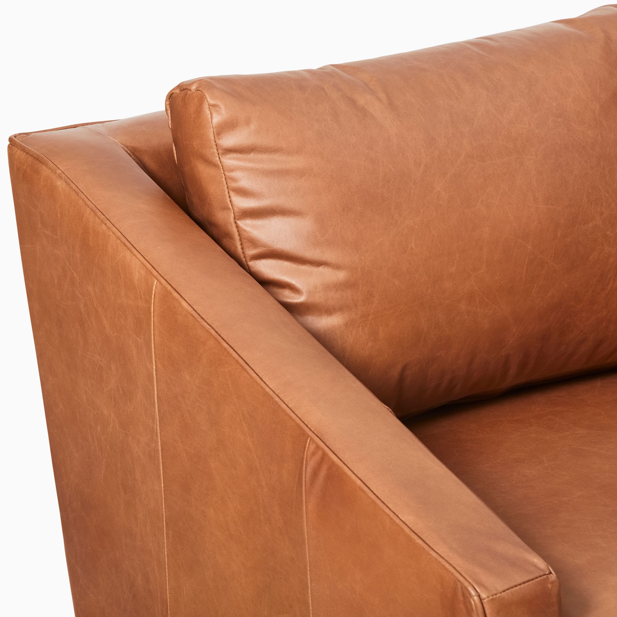 Deco Leather Swivel Chair - Wooden bazar