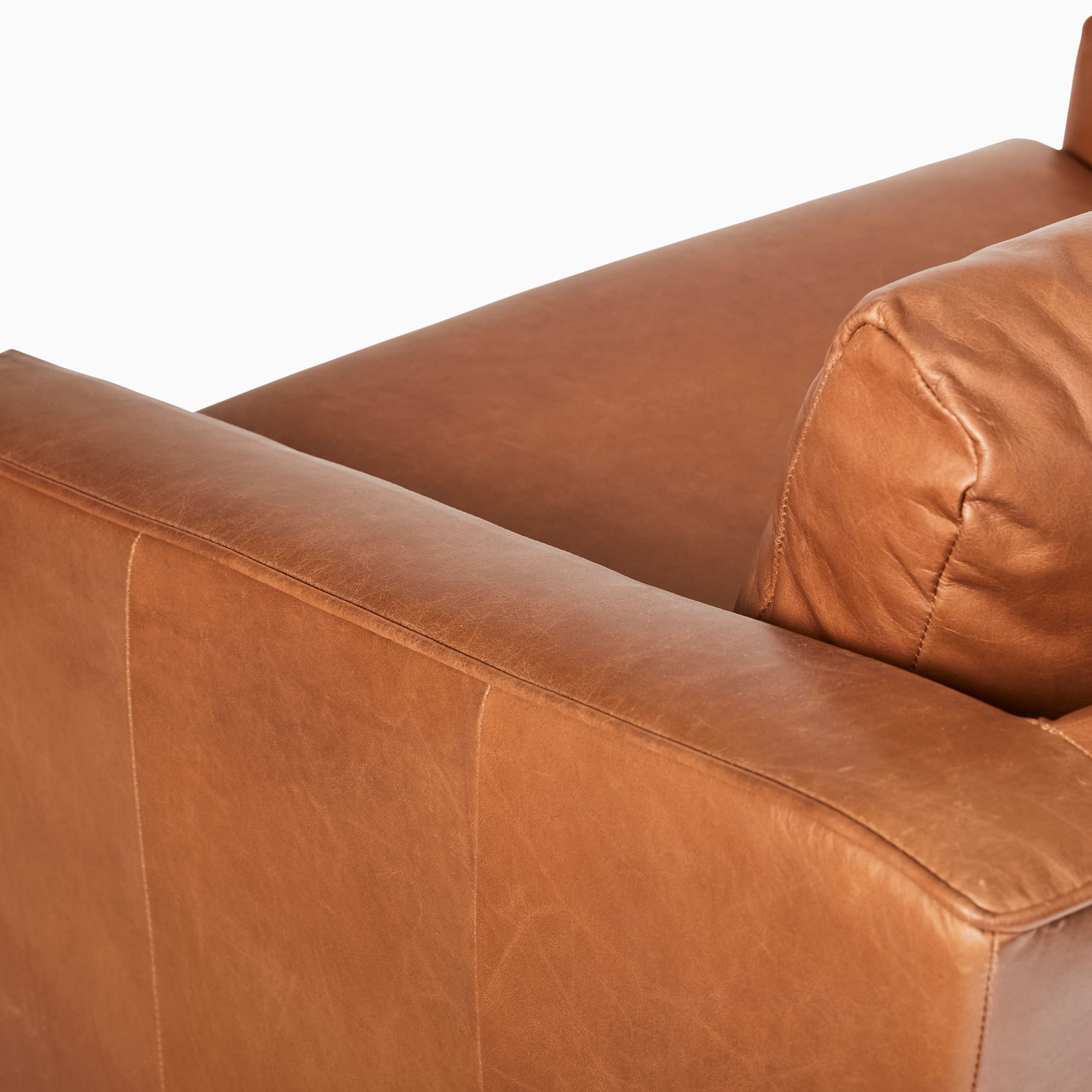 Deco Leather Swivel Chair - Wooden bazar