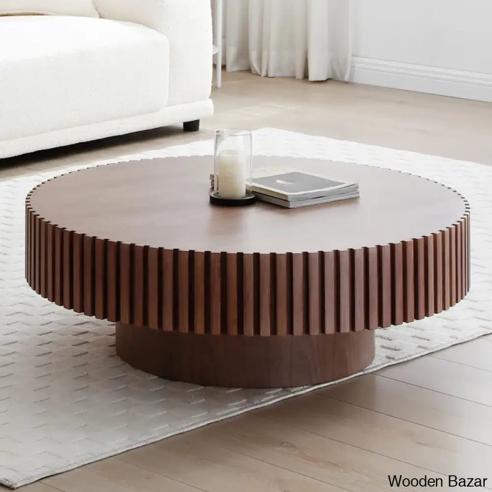 Thompson Single Coffee Table And Center Table Walnut