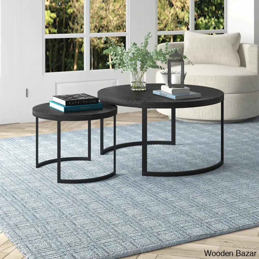 Topsfieldz Nesting Coffee And Center Table (Set Of 2)