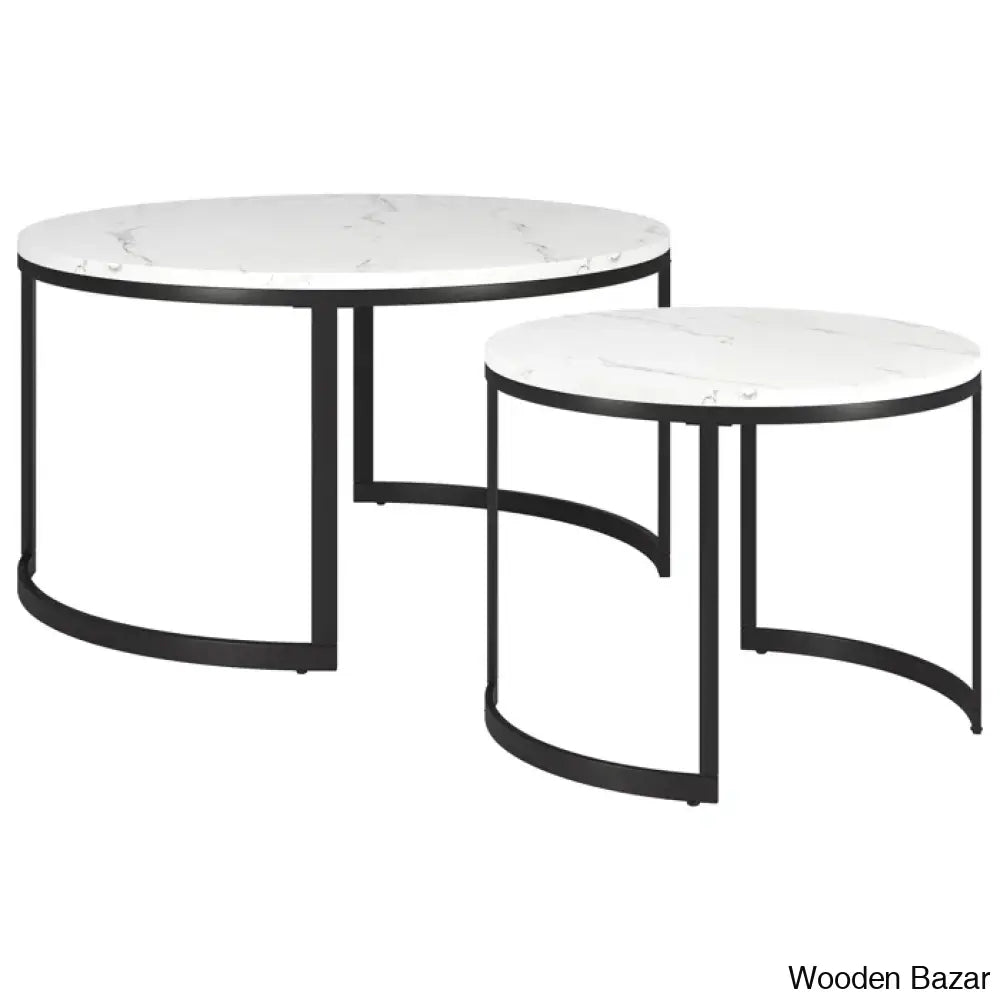 Topsfieldz Nesting Coffee And Center Table (Set Of 2)