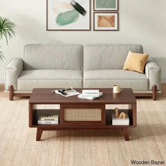 Toulcouse Single Coffee And Center Table Walnut