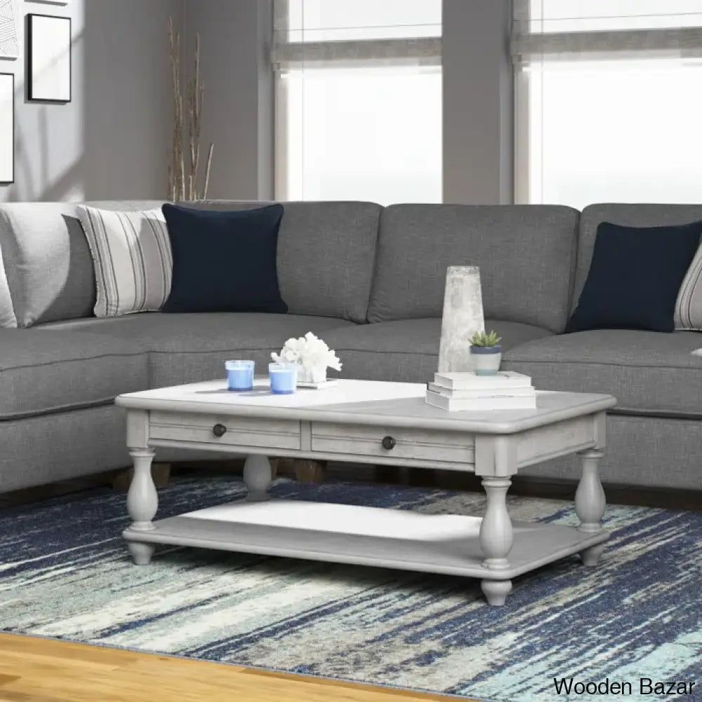 Towlero Coffee And Center Table With Storage