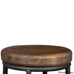 Tulipsy Swivel Solid Wood Counter And Bar Stool